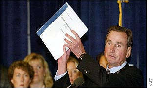 Lawyer holds copy of 