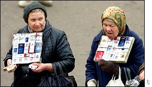 Elderly Russian women