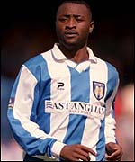 Striker Lomana LuaLua began his professional career at Colchester
