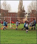 The Hackney Marshes pitches where Lomana LuaLua first played football