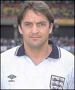 Gary Mabbutt in action for England