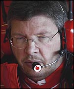 Ferrari technical director Ross Brawn