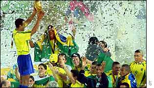 Brazil celebrate World Cup win