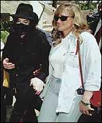 Michael Jackson with ex-wife Debbie Rowe 