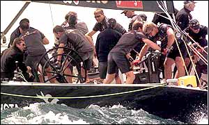 As conditions get worse it's all hands on deck for the crew of Black Magic 