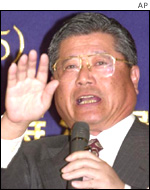 Tatsuyuki Ted Saeki, president of Nasdaq Japan, saying in March 2000 that the market would have 100 firms listed within its first year