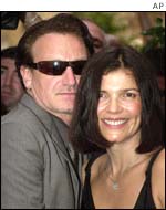 Bono and wife Ali Hewson