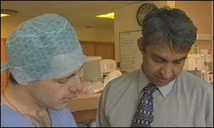 Dr Edwin Borman, left, and refugee doctor Umar Khitab