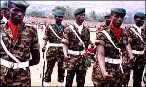 Burundian army soldiers