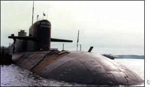 Russian nuclear submarine Novomoskovsk
