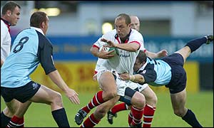 Out-half Larkin scored two conversions on Friday night