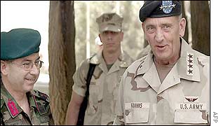 General Tommy Franks with General Akin Zorlu in Kabul