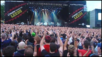 Crowd at the Carling Festival