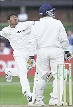 Sanjay Bangar took two vital wickets