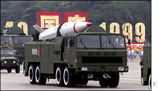 Dongfeng 31 long-range missile