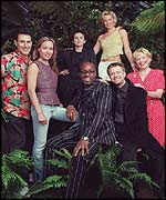 Uri Geller, Tara Palmer-Tomkinson, Rhona Cameron, Nigel Benn, Nell McAndrew, Darren Day and Christine Hamilton