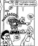 A cartoon from Viz
