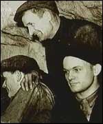 Some of the workers who dug the tunnel