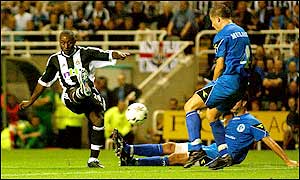 LuaLua continues his bright start to the season with the Magpies' second goal