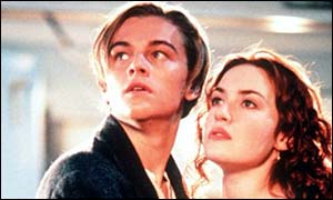 Titanic starred Leonardo DiCaprio and Kate Winslet