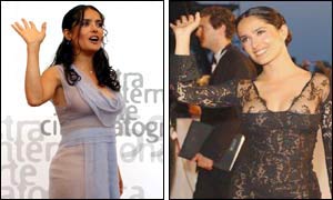 Mexican actress Salma Hayek (PA)