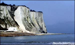 Cliffs in nearby St Margaret's Bay