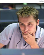 Bass on a tour of Mission Control