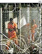 Prisoners at Guantanamo Bay