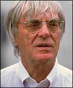 Bernie Ecclestone looks puzzled
