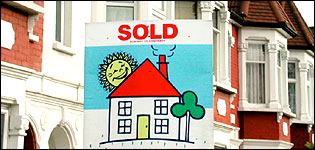 House sold sign