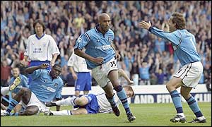 Nicolas Anelka was in great form for City