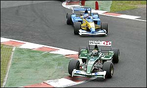 Jaguar are boosted by the sixth place finish of Irishman Eddie Irvine after a poor season to date