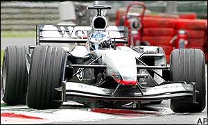 Kimi Raikkonen is let down by mechanical failure again as his Mercedes engine blows on lap 35