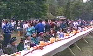 Villages soon polished off the 100-metre kebab