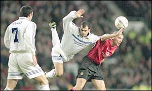 The poor atmosphere during the Champions League clash with Dynamo Kiev saw Keane use the famous 