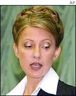 Yulia Tymoshenko announces protests