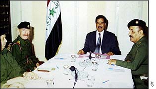 Saddam Hussein and senior officials