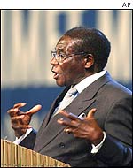 Zimbabwe's President Robert Mugabe
