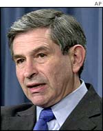 US Deputy Defence Secretary, Paul Wolfowitz