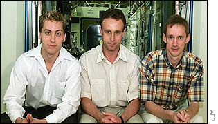 Lance Bass, Sergei Zalyotin and Frank Dewine