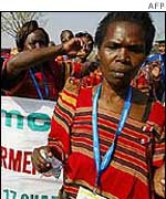 Ugandans at the summit