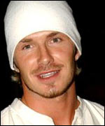 Romeo's proud dad, David Beckham