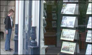 Estate agents window