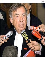 Jean-Marc Varaut outside court