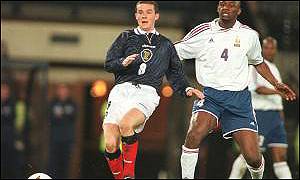 Barry Ferguson in action for Scotland