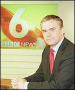 Huw Edwards on the 