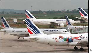 Air France planes