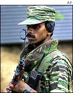 Tamil Tiger soldier