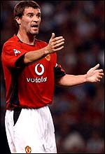 Manchester United captain Roy Keane
