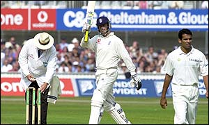 Marcus Trescothick gave England a useful start with his knock of 57